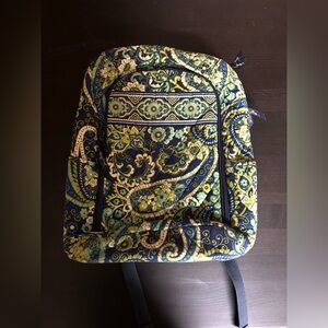 Vera Bradley Blue and Green Paisley Backpack